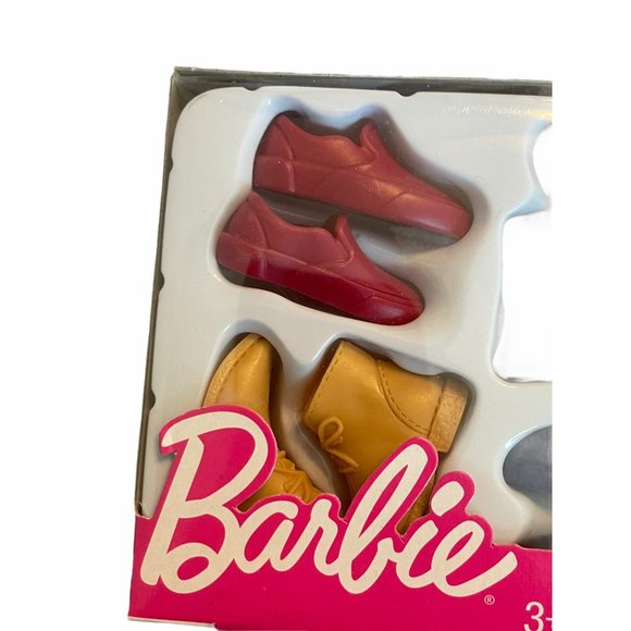 Barbie Ken Shoes Pack Barbie Accessories Mattel Go - Picture 2 of 3